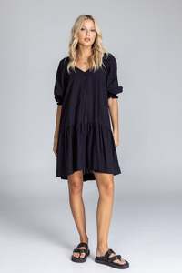 Most Loved: S26/50849 Whispered Promise Dress - Black