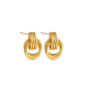 Jewellery: Castel & Co - Millie Earrings - Gold