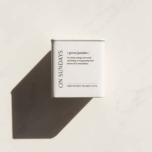 On Sundays: On Sundays - Green Jasmine Loose Leaf Tea - 20 serves