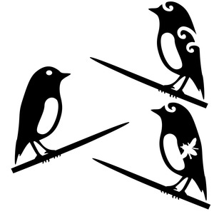 Products: Robin - Weathering Steel Bang'n Birds - Blazen.Metal