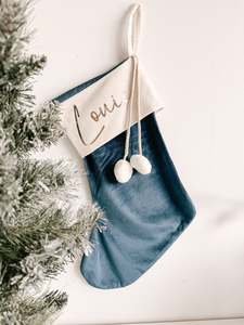 Keepsake Designs: Velvet Santa Stockings