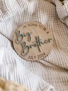 Big Sibling Plaque