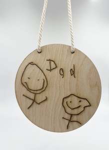 Engraved Drawing Plaque