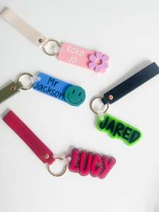 Leather Strap Keyring