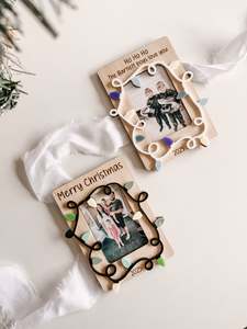 Educator Gifts: Lights Christmas Photo Magnet