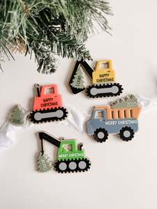 Christmas Construction Ornament