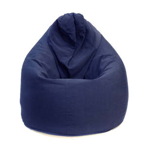 Blob Range: Large Beanbag Denim