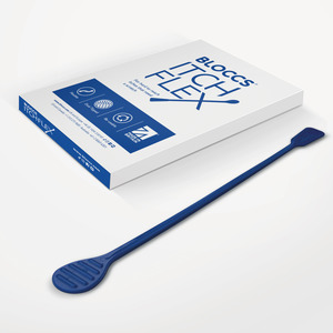 Cast Accessories: ItchFlex® Bloccs Cast Scratcher 17-Inch Flexible Itch-Relief Tool for Arm and Leg Casts