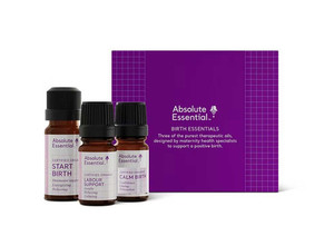 Products: Absolute Essential Birth Essential Oils (Calm Birth, Start Birth, Labour Support Bloom Acupuncture