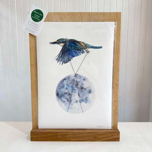 Decor Art: Rosie Symes A3 Print - Once In A Blue Moon