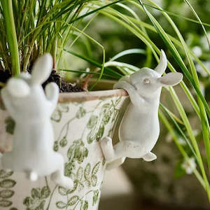 Home And Living: Hanging Bunny - White