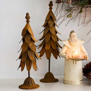 Home And Living: Tin Tree Rust Medium