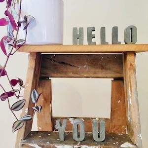 Decorative: Concrete Letters