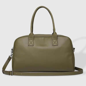 Bags And Leather: Milano Travel Bag - Khaki