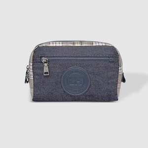Tommys Mens Toiletry Bag - Denim