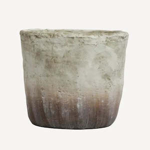Potted Planters: Marron Planter Pot -  Large