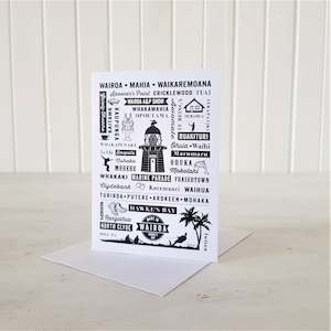 Stationery Cards: Set of 5 Wairoa District Cards