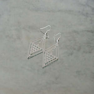 Jewellery: Nga Uara Tino Rangatiratanga Earrings - Silver