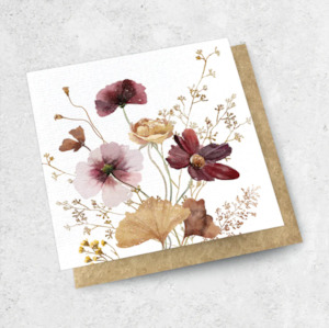 Dried Flowers Card