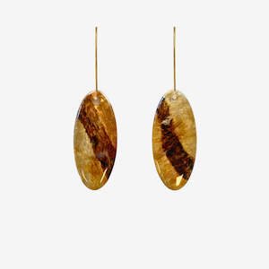 Earrings: Mana Oval - Ngatu Earrings
