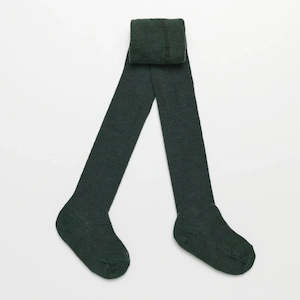 Accessories: Merino Wool Tights - Fern - Tall