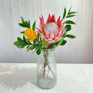 Kitchen Cleaning: Patterned Glass Vase