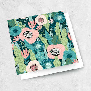 Poppy Botanical Card