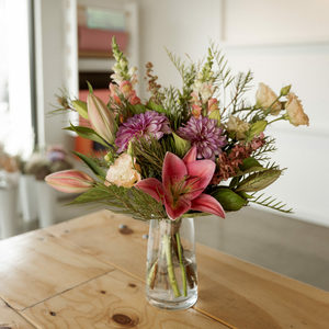 Products: Blooms + Vase Seasonal Mix - Bloom Bouquets
