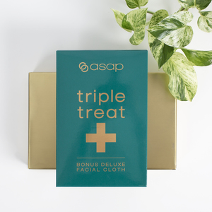 asap Triple Treat and bonus deluxe facial cloth