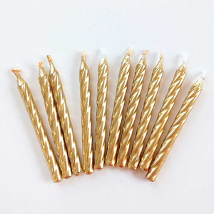 Products: Candles Gold 10pk