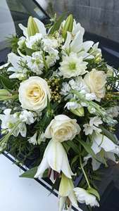 All: Funeral casket spray
