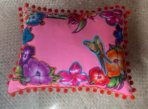 Oblong Cushion: Pink Party