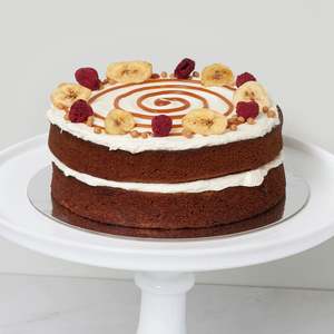 Ready Now: 15CM Naked Cake - Banana & Salted Caramel
