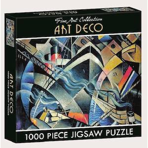 Adult Jigsaw: 1000PC Art Deco The Arrival Jigsaw