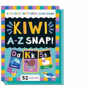 New Zealand Books: Kiwi A-Z Snap Card Game Set - Backorder Due late June
