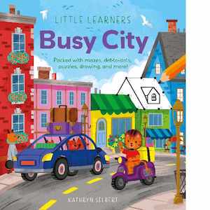 Adult Colouring: Little Learners Busy City Activity Book