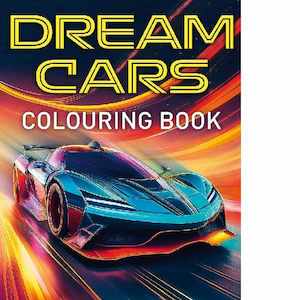 Dream Cars Colouring Book