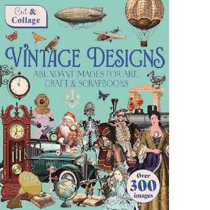 Adult Colouring: Cut And Collage Vintage Designs
