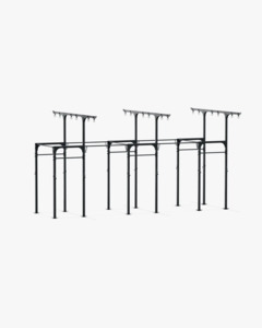 Prestera Rig Freestanding 7,2 m With Rings And Rope Black