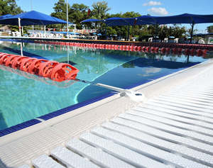 Swimming Pool Lane Lines: LANE ROPE 50M MIDI 110MM