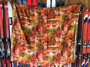 Products: Aztec Colours Pair Curtains - Blue Moon Rummage