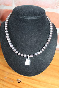Products: Silver/Grey Fresh Water Pearls - Blue Moon Rummage