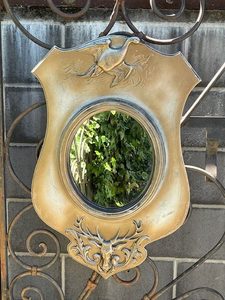 Products: Unique Small Mirror - Blue Moon Rummage