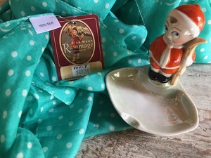 Products: Silk Scarf 100% - Blue Moon Rummage