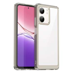 OPPO A5x 2025 Soft TPU Bumper Case [Clear Grey]