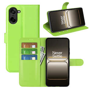 Other Cases: OnePlus Nord CE5 PU Wallet Case [Green]