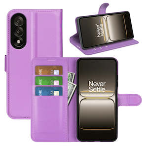OnePlus Nord 5 PU Wallet Case [Purple]