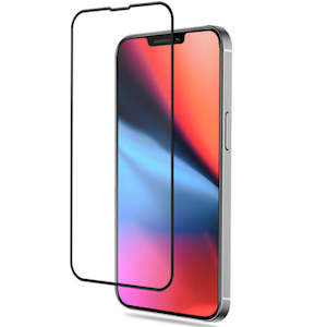 Iphone 13 Cases: iPhone 13 Glass Screen Protector Full Cover (Black)