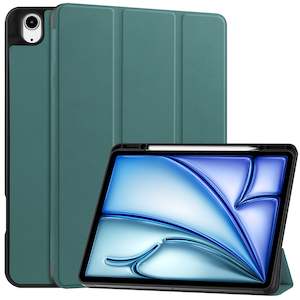 Ipad Cases: iPad Air 13 (M3, 2025) Tri Fold Case with Pen Holder [Teal]