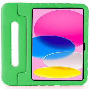 Ipad Cases: iPad 11 (A16, 2025) Shockproof Rugged Case [Green]